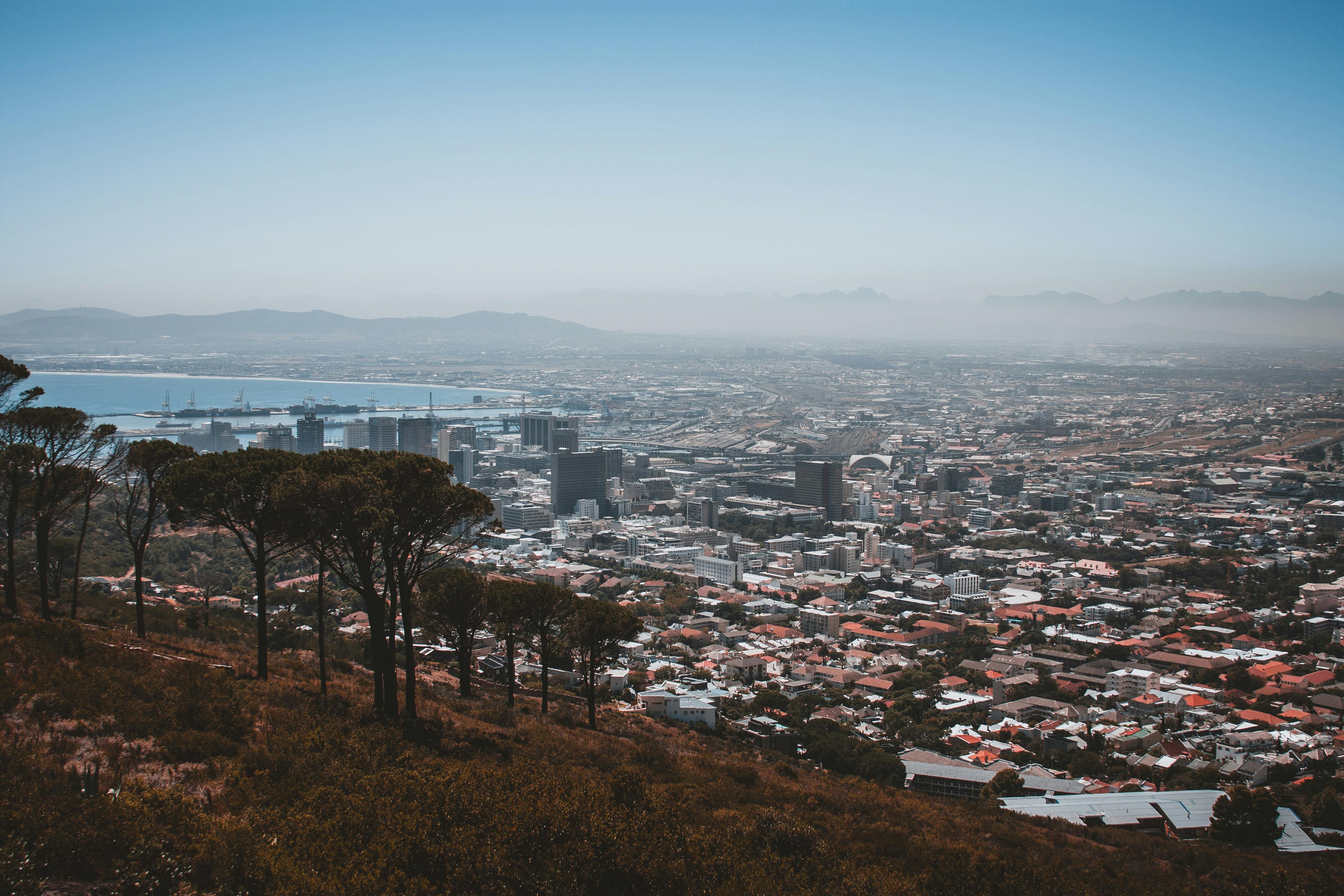 Signal Hill'den şehir manzarası