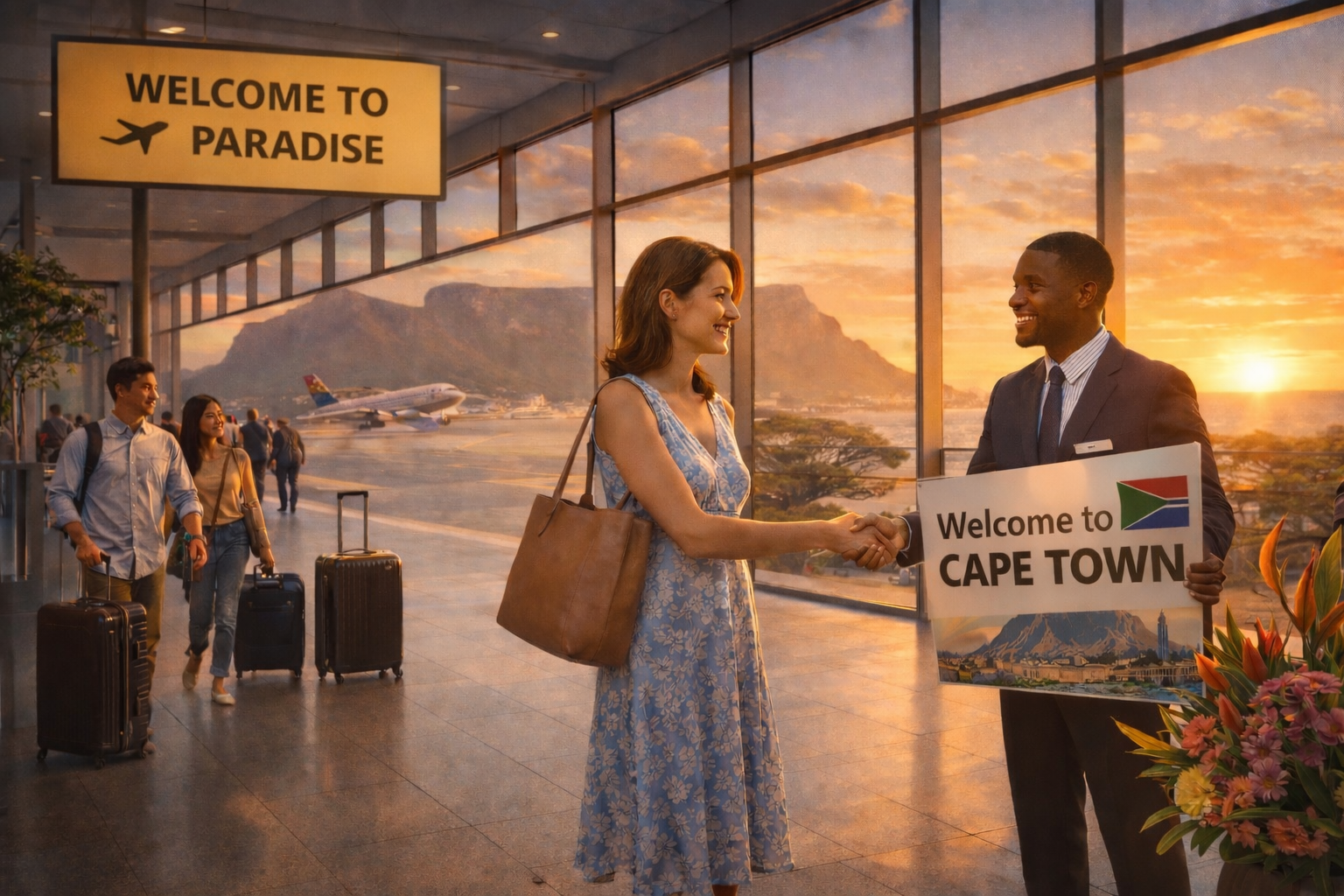 Cape Town kıyı manzarası